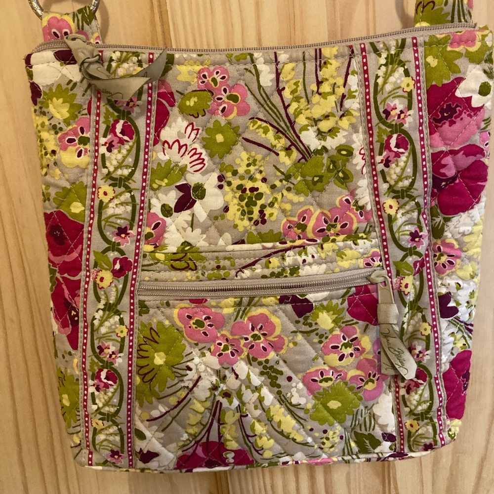 Vera Bradley Make Me Blush crossbody purse bag